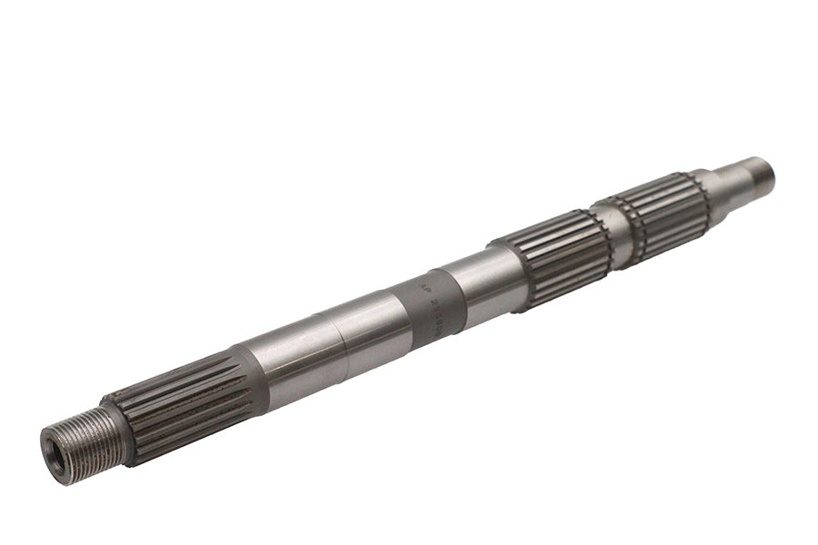 Andrews 296900 transmission mainshaft, precision-machined drivetrain component for motorcycle transmission repair