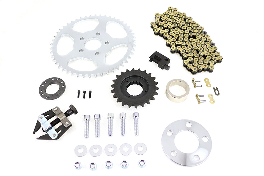 York Softail rear chain drive conversion kit, model 19-0152, drive line components