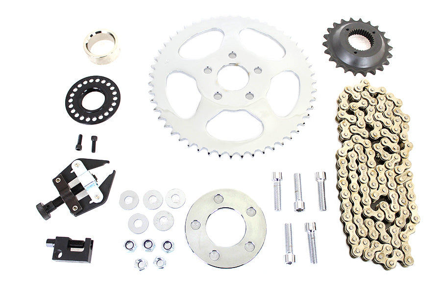 York 19-0169 Softail rear chain drive conversion kit for motorcycle drivetrain conversion