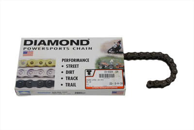 Diamond Chain DMD-530-1R-112N standard .530 112-link drive chain.