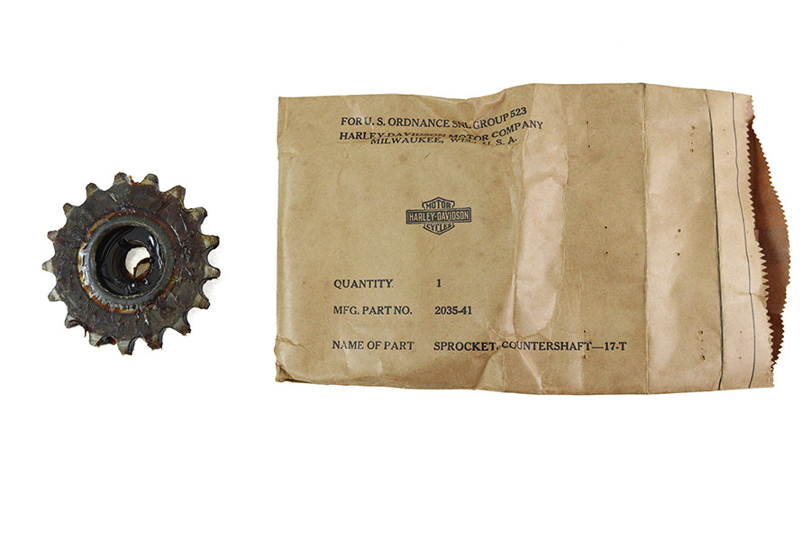 OE 2035-41 17-tooth countershaft sprocket seal for side valve engines