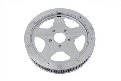 York 20-0353 Rear Drive Pulley, 65-Tooth Chrome