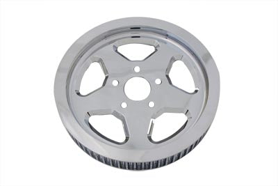 York 20-0353 Rear Drive Pulley, 65-Tooth Chrome