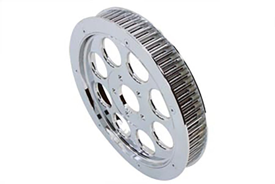 York 20-0599 chrome rear drive 70-tooth pulley for drive line applications