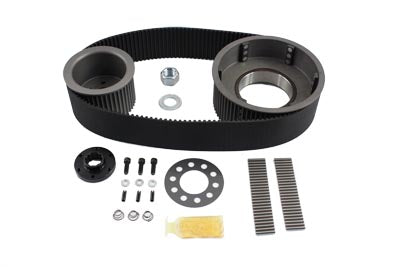 Belt Drive LTD. BDL 8mm belt drive kit with 76-47-3S pulleys for motorcycle drivetrain
