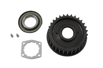 Andrews 290300 30-tooth front pulley for motorcycle drive line, shown against a white background