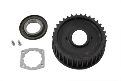 Andrews 290340 34-tooth front drive line pulley, black metal component
