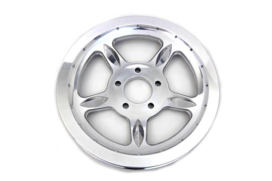York 20-0737 chrome 68-tooth 5-spoke rear pulley for drive line applications