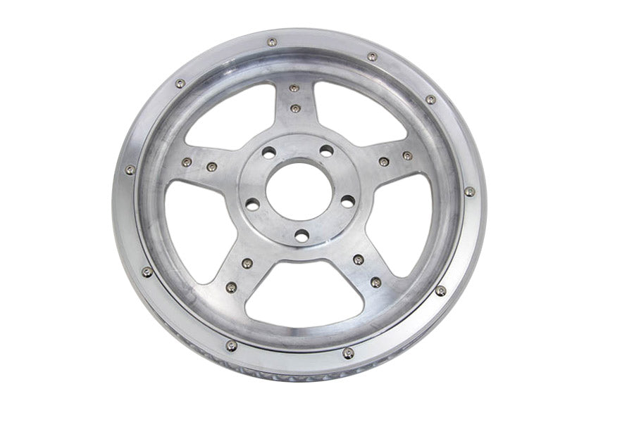 York 20-0737 chrome 68-tooth 5-spoke rear pulley for drive line systems