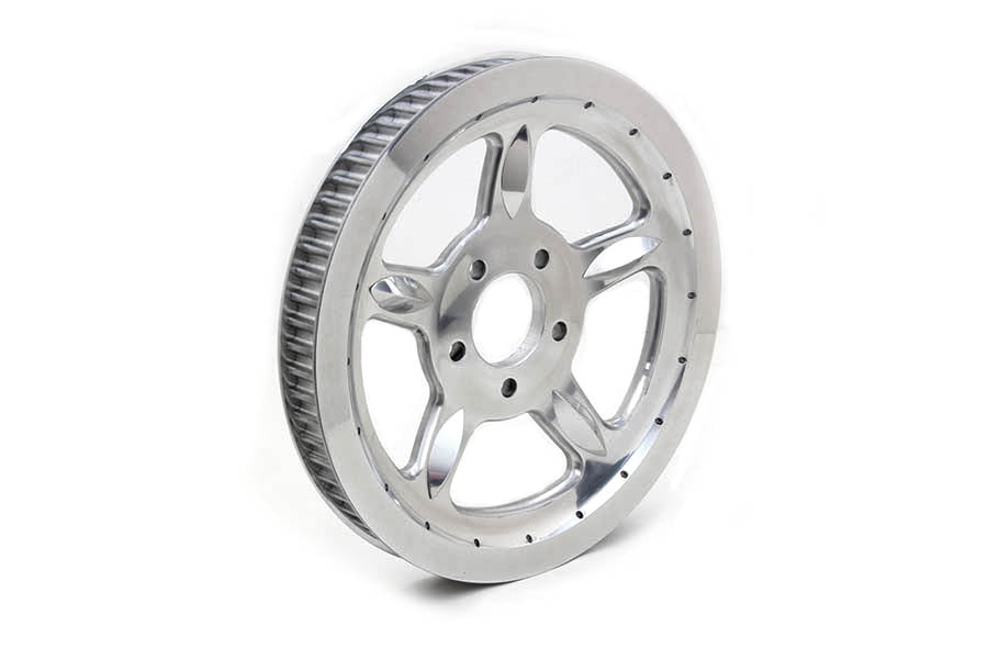 York 20-0737 chrome 68-tooth 5-spoke rear drive pulley