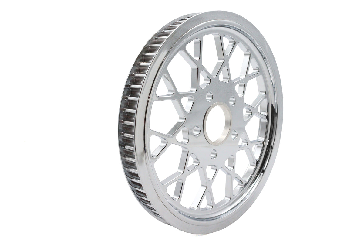 Ultima 20-4602 Classic Spoke Rear Drive Pulley, 65-Tooth Chrome
