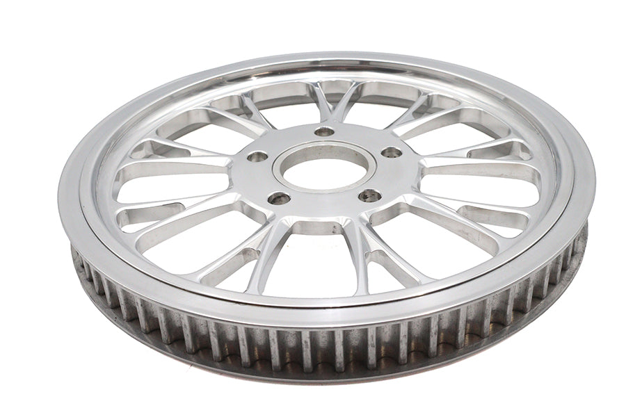 Ultima Manhattan rear drive pulley, 65-tooth polished finish, model 20-4645