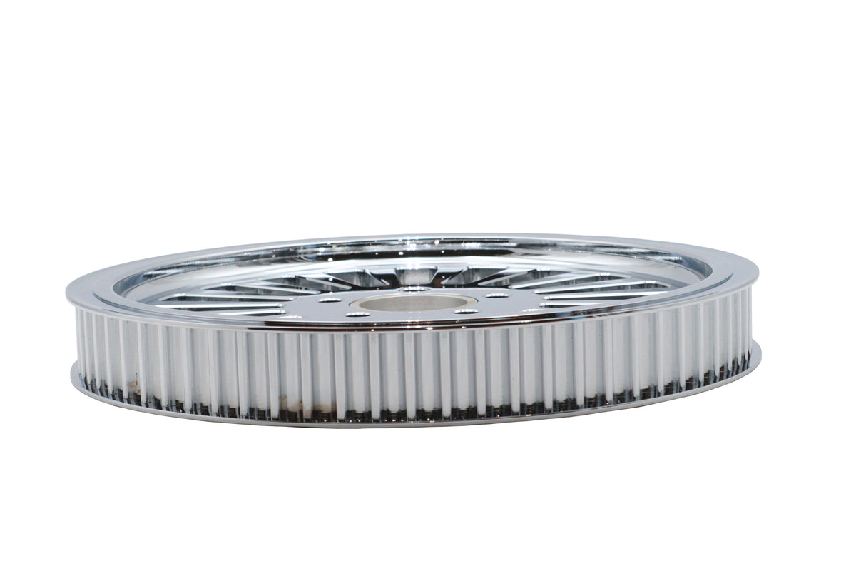 Ultima 94-661 King Spoke rear pulley, 70-tooth chrome motorcycle drive line component