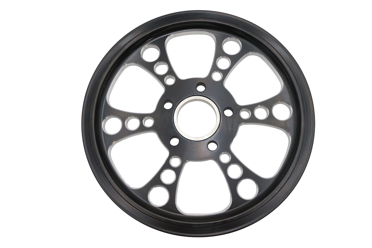Ultima Kool Kat rear drive pulley, 65-tooth black cut, model 20-4675