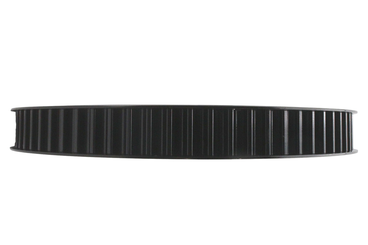 Ultima Vortex rear drive pulley, 70 tooth, black cut finish, for motorcycle drive line applications