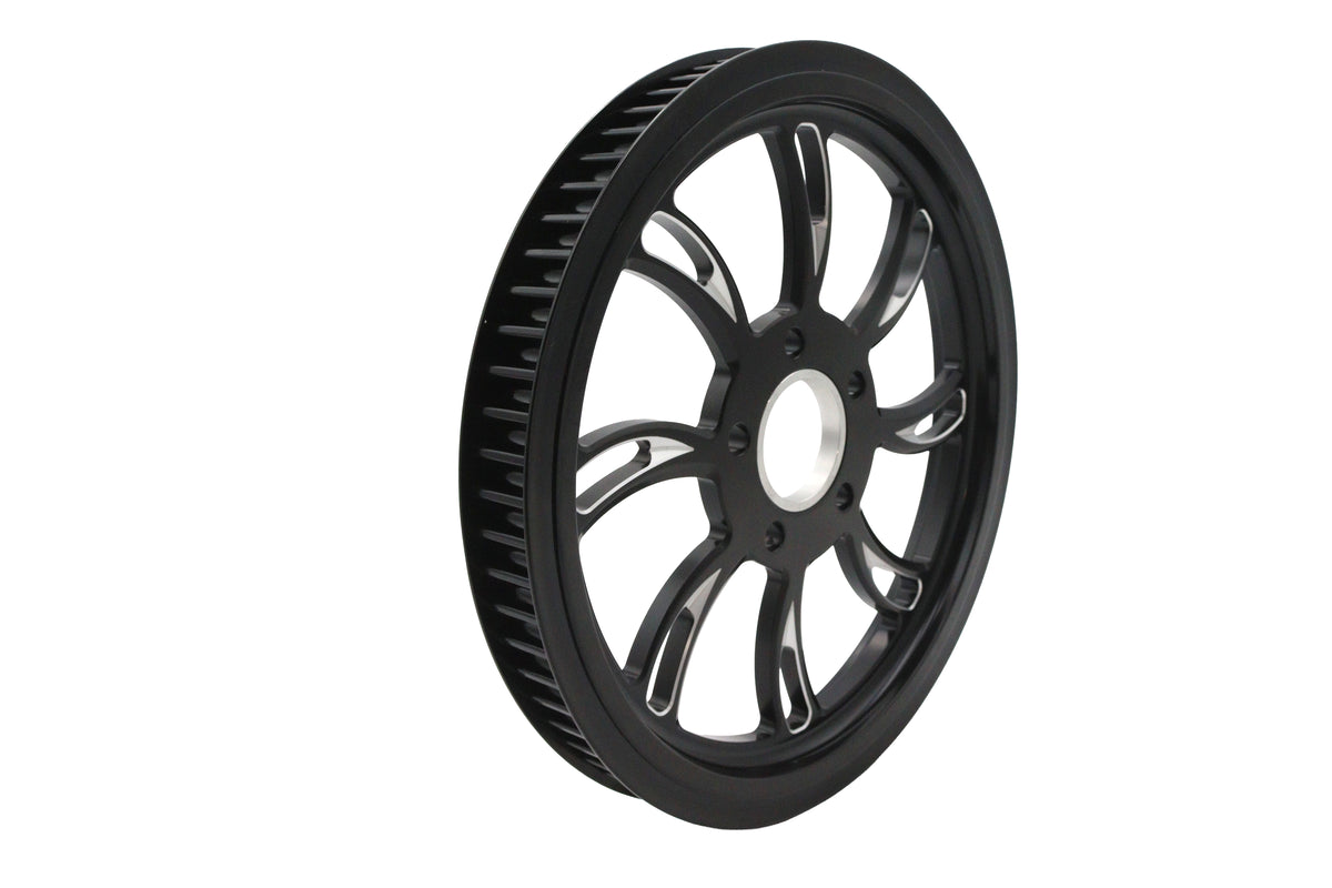 Ultima Vortex 94-722 rear drive pulley, 70-tooth black cut design for drivetrain applications