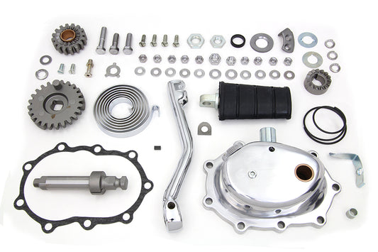 V-Twin 19500 complete polished kick starter kit for motorcycle transmissionաժողով