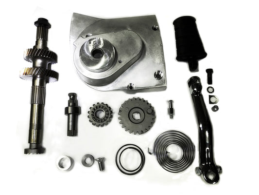 V-Twin 22-0458 kick starter conversion kit with alloy finish for motorcycle transmission