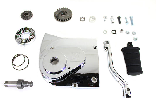 V-Twin 22-0459 chrome kick starter conversion kit for 2007–2016 Harley-Davidson XL transmission