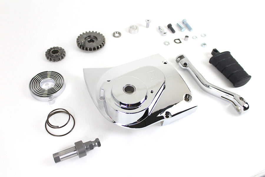 V-Twin 22-0459 chrome kick starter conversion kit for 2007–2016 Harley-Davidson XL transmission