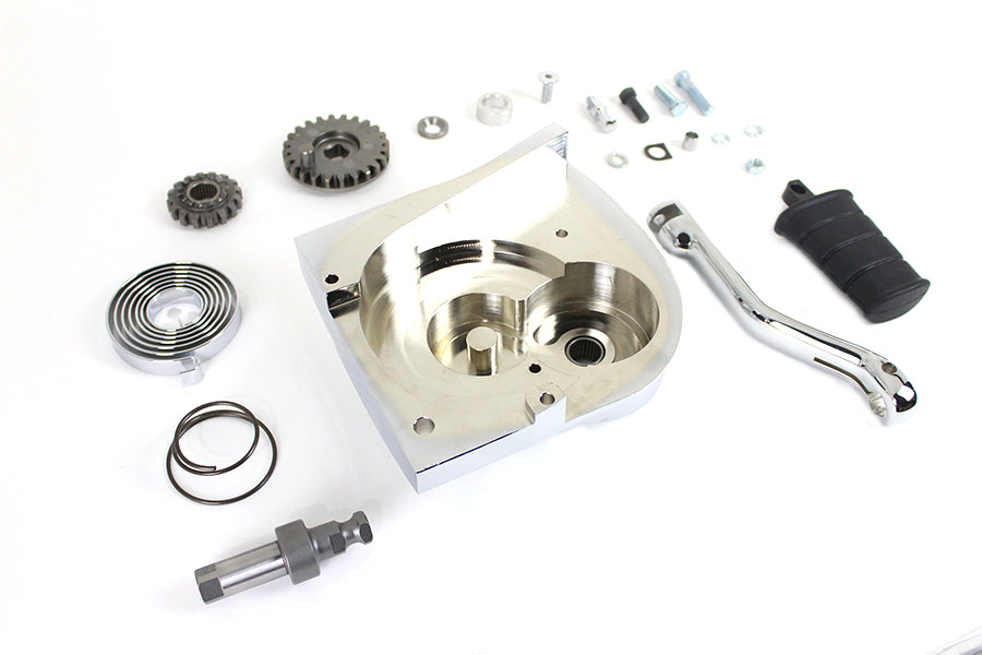 V-Twin 22-0459 chrome kick starter conversion kit for 2007–2016 Harley-Davidson XL transmission