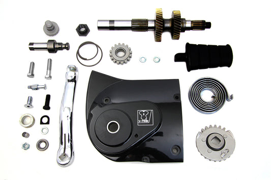 V-Twin black kick starter conversion kit for 2007–2016 Harley-Davidson XL transmission