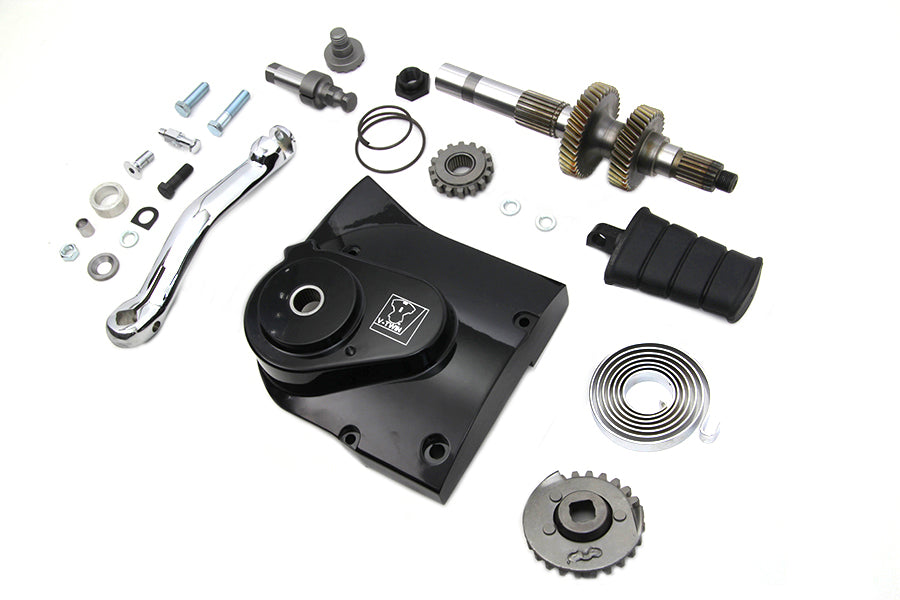 V-Twin black kick starter conversion kit for 2007–2016 Harley-Davidson XL transmission