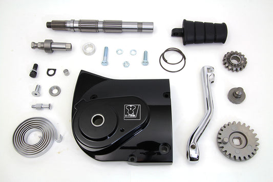 V-Twin 22-0591 black kick starter conversion kit for 2004-2006 Harley-Davidson XL transmission