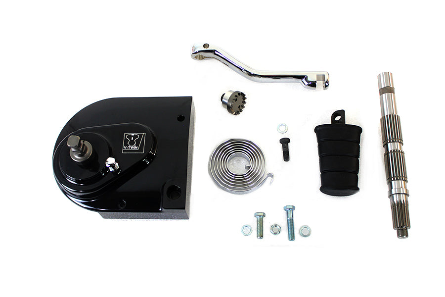 V-Twin 22-0655 black kick starter conversion kit for 1991-2000 Harley-Davidson XL transmission