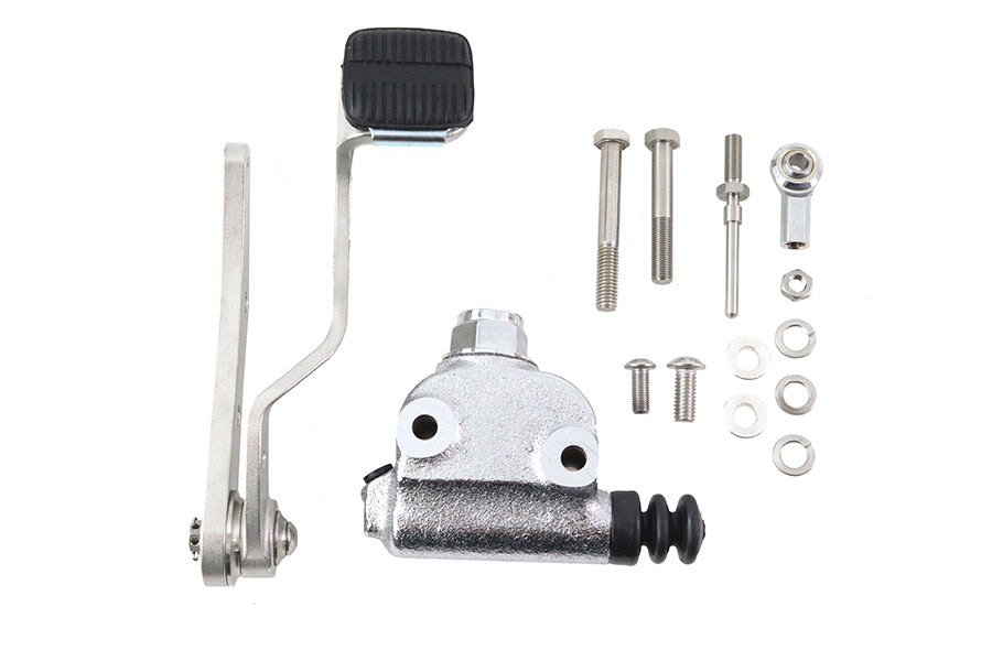 AEE stainless steel forward control brake kit 22-0904, motorcycle brake components shown close up