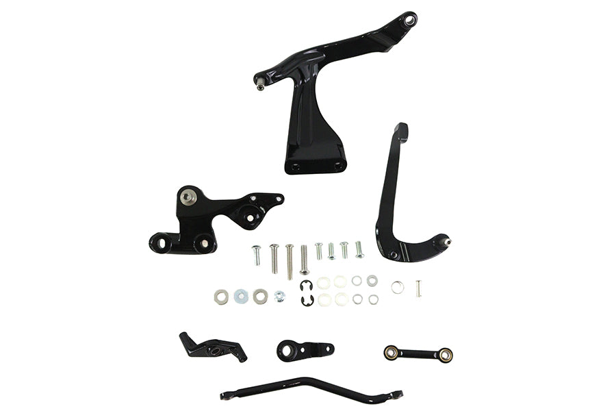 AEE XF2906C458GBPJR gloss black forward control brake side, mid control design