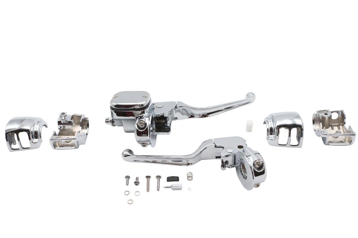 Ultima 47-256 Chrome Handlebar Control Kit for motorcycle handlebars