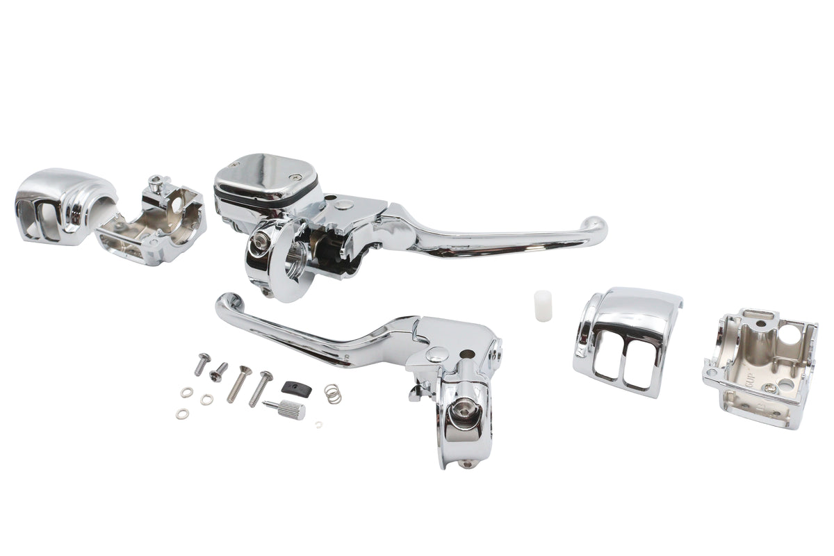 Ultima 47-256 Chrome Handlebar Control Kit for motorcycle handlebars
