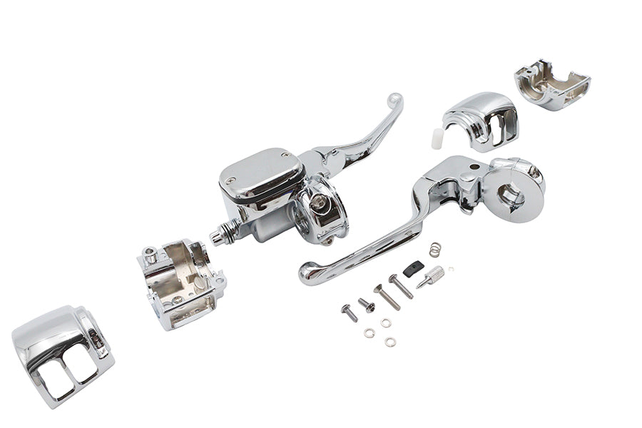 Ultima 47-256 Chrome Handlebar Control Kit for motorcycle handlebars
