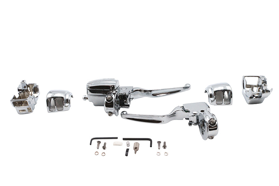 Ultima chrome handlebar control kit, model 22-7260, part number 47-245