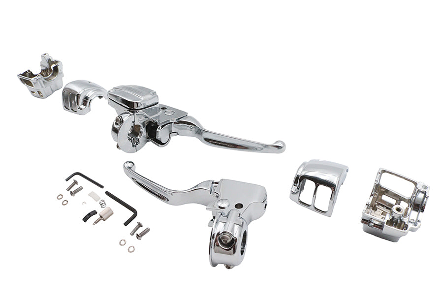 Ultima chrome handlebar control kit, part number 47-245, model 22-7260