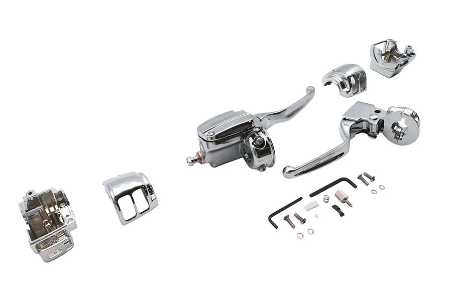 Ultima chrome handlebar control kit, model 22-7260, part number 47-245