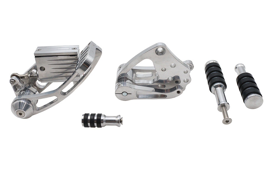 Ultima Billet Forward Control Kit Polished 47-440 for motorcycle customization