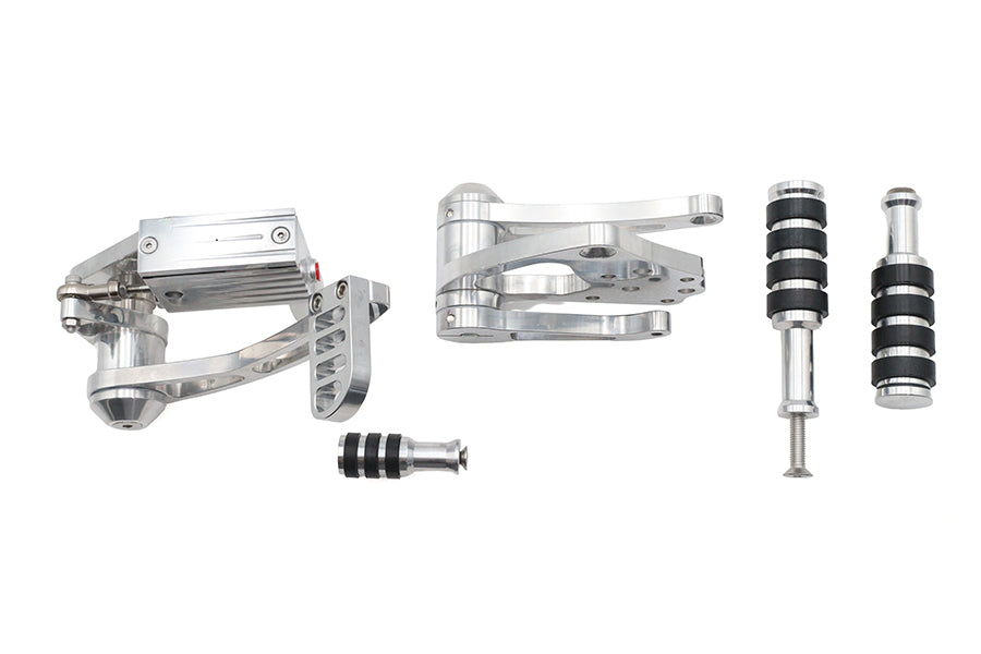 Ultima Billet Forward Control Kit Polished 47-440 for motorcycle customization