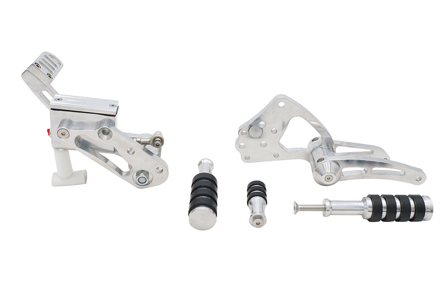 Ultima billet forward control kit in polished finish, part number 47-540