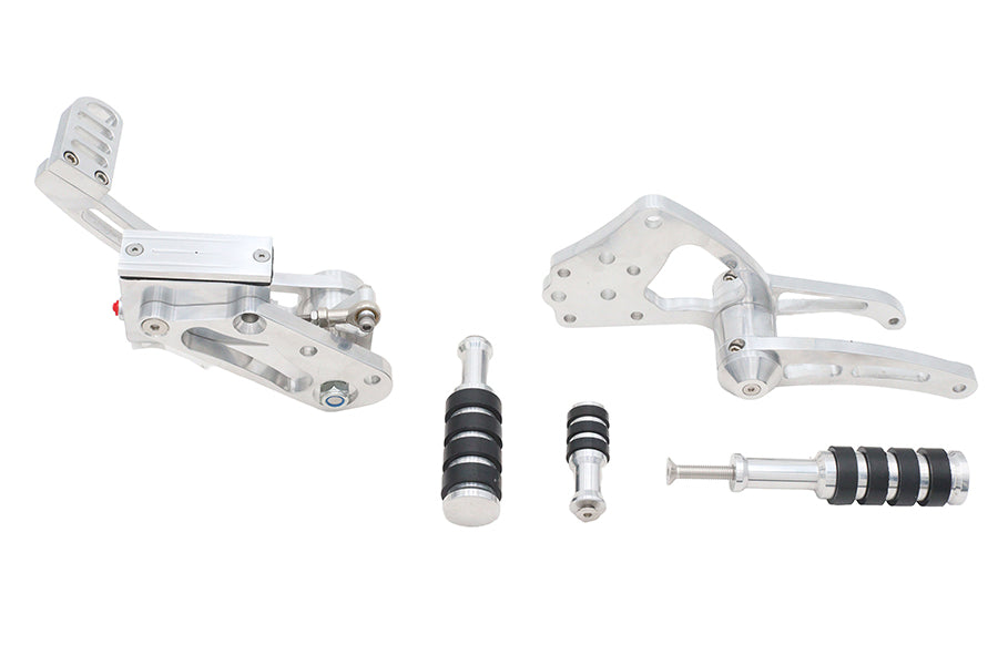 Ultima Billet Forward Control Kit, polished finish, part number 47-540