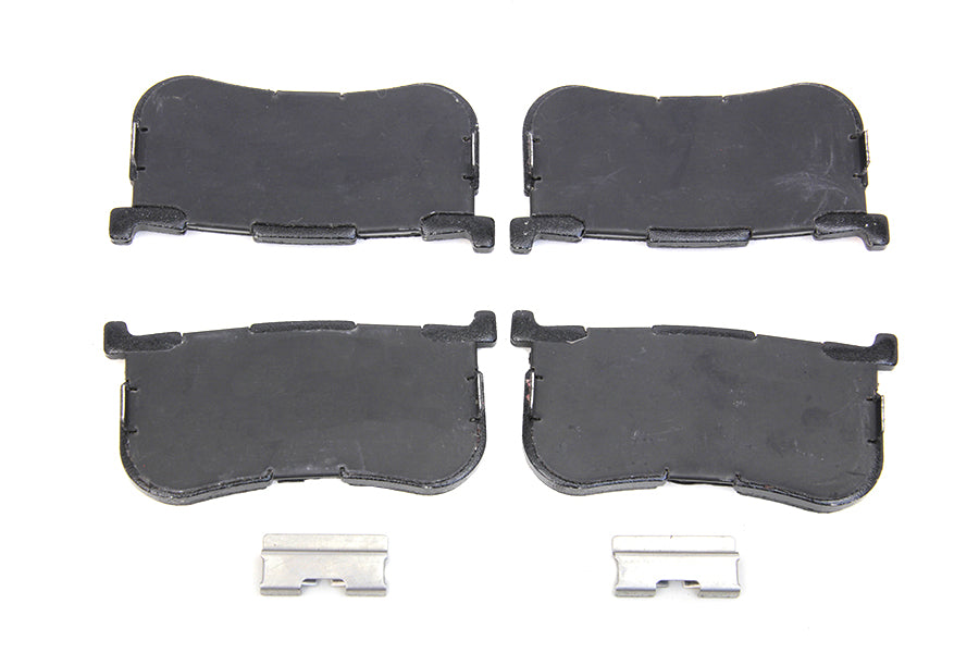 Duro 23-0001 Kevlar rear brake pad set, automotive brake pads displayed on white background