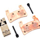 Duro 23-0003 Kevlar front brake pad set with durable friction pads for automotive braking systems