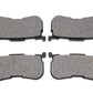 Duro 23-0004 Kevlar rear brake pad set for Harley-Davidson FLHTCU motorcycles