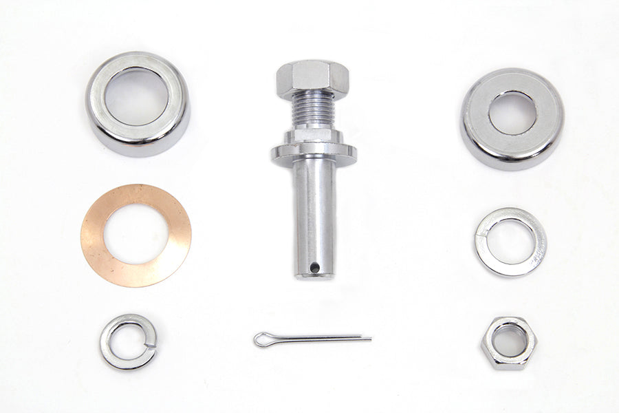 Edart 70309C mechanical brake pivot kit in chrome finish for brake assembly