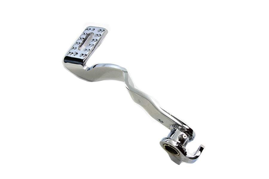 Edart 19007A chrome rear brake pedal for forward control, SKU 23-0100