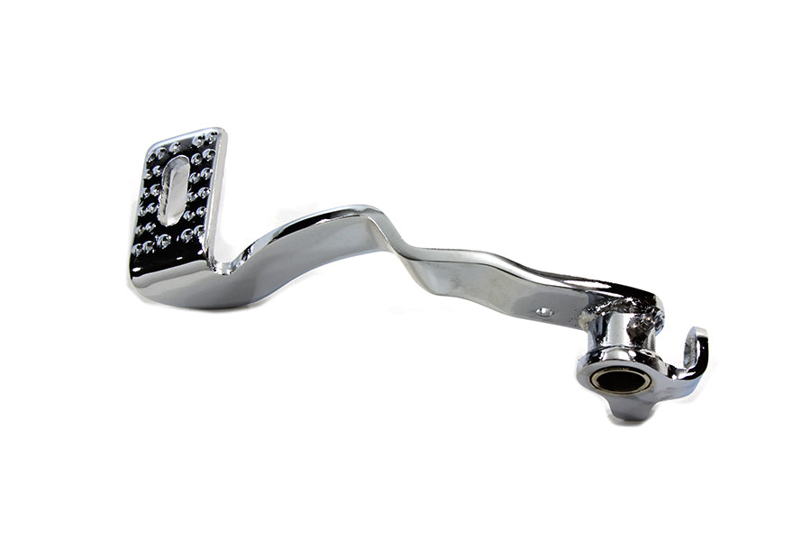 Edart 19007A chrome rear brake pedal for forward control, SKU 23-0100