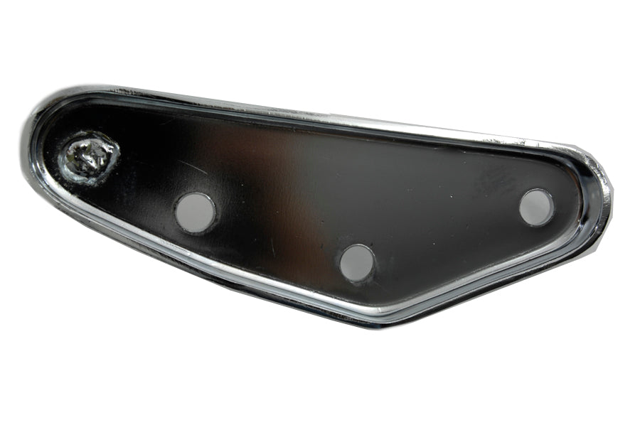 Edart 13607 rear mechanical brake lever bracket for forward control, chrome finish