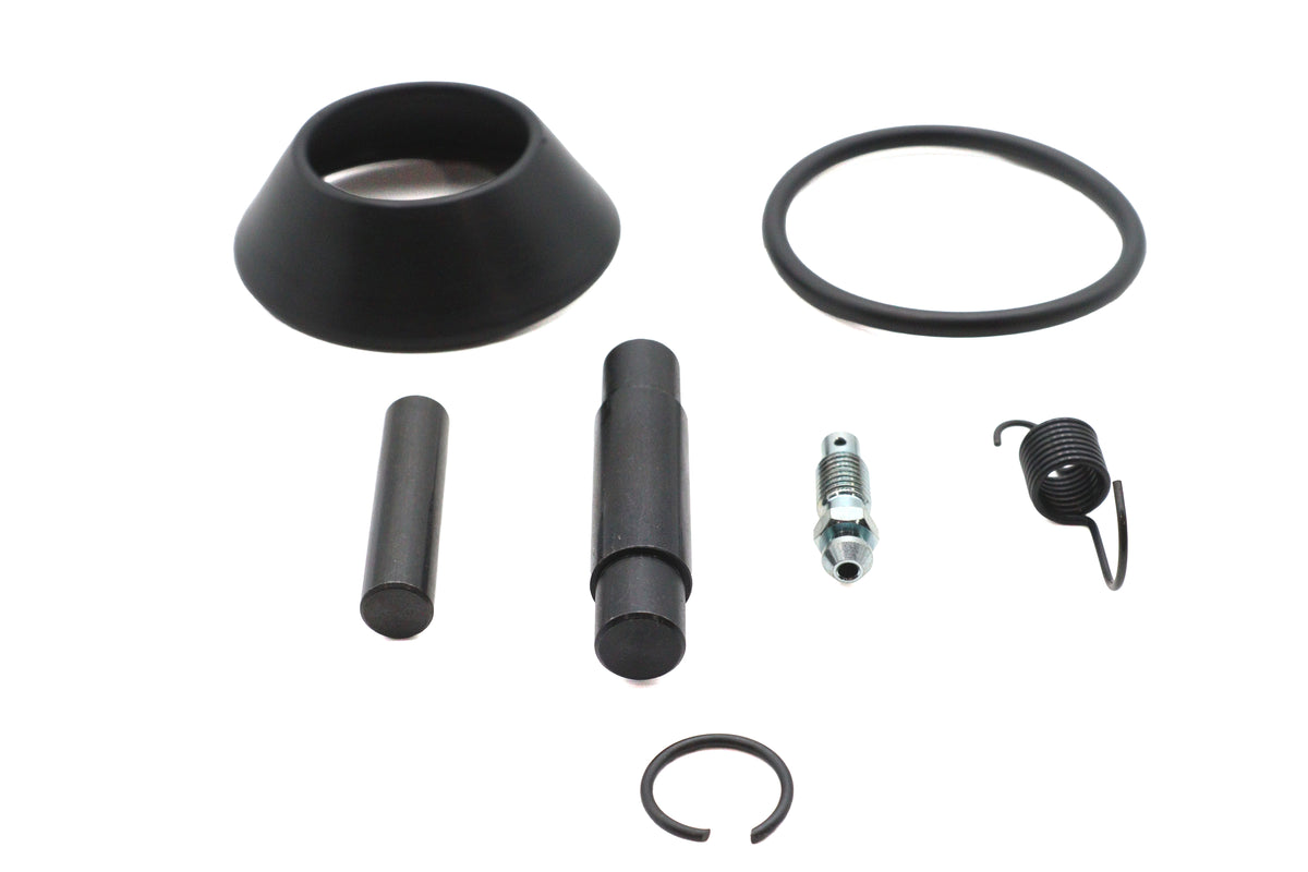 Edart 71217 front brake caliper service kit with brake components and hardware