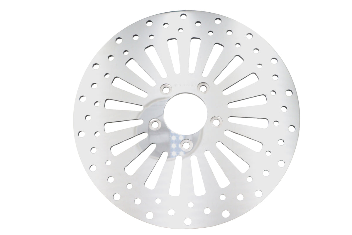Duro 23-0151 11-1/2-inch Wyatt Gatling front brake disc with 20-spoke style design